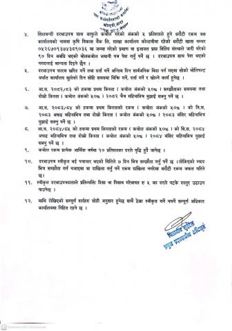 सार्वजनिक शौचालय ठेक्का सम्बन्धी सूचना